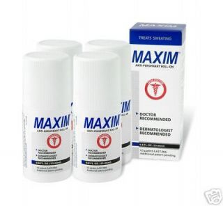 Extra Strong Maxim Antiperspirant Excessive Sweating 4 Pack