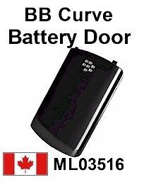 NEW Battery Back Door Cover for BLACKBERRY BB CURVE 8520 8530 BLACK 