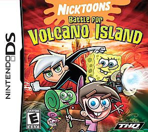 Nicktoons Battle For Volcano Island Nintendo DS, 2006