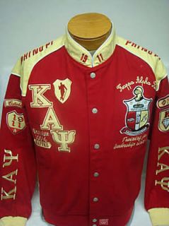 new kappa alpha psi fraternity racing jacket red yellow