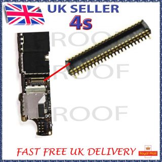 NEW IPHONE 4S CHARGING DOCK FPC PLUG CONNECTOR PART FOR LOGIC BOARD