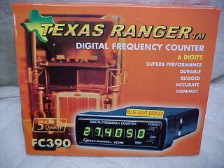 texas ranger cb ham radio fc390 freq frequency counter time