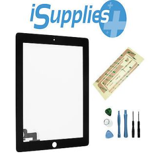 iPad 2 Digitizer Black Panel Touch Screen Glass Replacement + 5 Tools