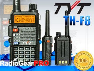 7W OUTPUT HIGH POWER TYT TH F8 VHF Handheld Dual Display FM DTMF 2 Way 