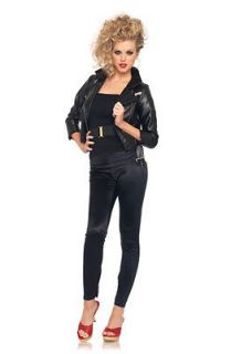 Womens T Birds Faux Leather Jacket Adult Costume SizeLarge