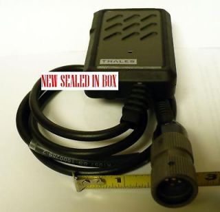 Thales/Racal SINCGARS Speaker RA480 PTT Fist Radio Microphone PRC 139 