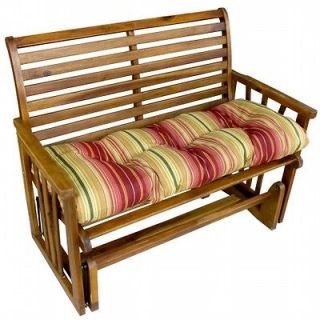 Greendale Home Fashions 46 inch Outdoor Swing Bench Cushion, Kinnabari 