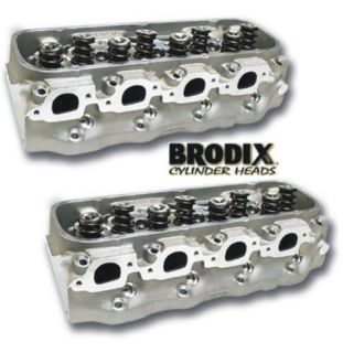 Brodix 2028101 BB Chevy BB2 XTRA CNC Ported Aluminum Cylinder Heads
