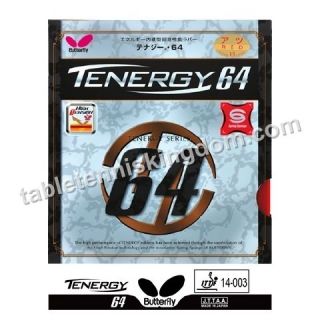 butterfly tenergy 64 table tennis rubber more options colour sponge
