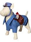 Small Dog Costume Mailman Outfit Clothes Cute NEW XXS Chihuahua/Yorkie 