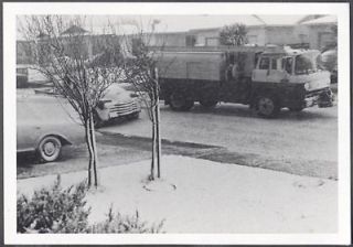 Photo 1957 Ford COE Truck & 1948 Chevrolet Chevy Pickup Truck in Snow 