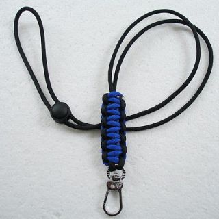 Neck Lanyard ParaCord Handmade For ID Badges Key Whistle Knive