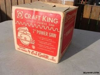 antique vintage 1950 s craft king power saw time left