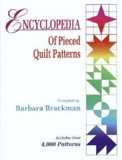 Encyclopedia of Pieced Quilt Patterns by Barbara Ann Brackman 1993 