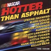NASCAR Hotter than Asphalt CD, Feb 1996, Sony Music Distribution USA 