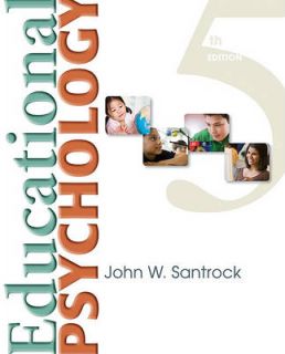 Educational Psychology by John W. Santrock Paperback, 2011