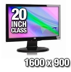 HP S2031 20 1600 x 900 5ms 10001 DVI & VGA WIDESCREEN SLIM LCD 