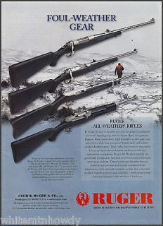   STURM, RUGER .All Weather RIFLE AD M77 Mark II~77/44~10/22~.223 Ranch