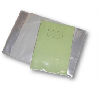 A4 SCHOOL EXERCISE BOOK COVERS 298mm x 425mm clear plastic 