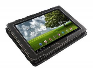 Asus Eee Pad Transformer 10.1 (TF101 / TF101G) Black Leather Cover 