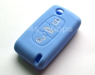   Case Cover Fit For Peugeot Key With 3 Button 407 307 107 207 607