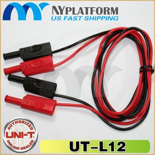 UNI T UT L12 1000V 10A MALE Plug Multimeter connecting leads for FLUKE