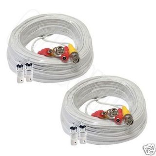 100ft Siamese Security Camera Video / Power BNC RCA Cable with 