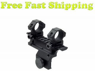 Ruger Mini 14 Scope Mount with 1 Scope Rings Picatinny / Weaver Rail 