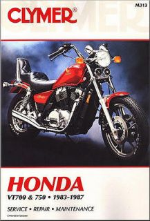 1983 1987 honda shadow vt 700 750 repair manual time
