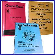 farmall 140 parts owners operato rs service shop manual time