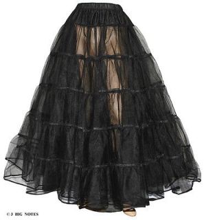 Black Crinoline 4 Victorian, Civil War, Wedding Dress Size XL/3X 