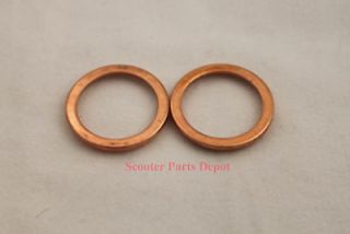 TWO(2) 50cc 110cc 150cc Exhaust Gasket Pit Bike XR CRF ATV Moped 32mm