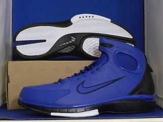 Nike Air Zoom Huarache 2K4 Kobe Bryant SZ 10.5 BRIGHT BLUE BLACK 