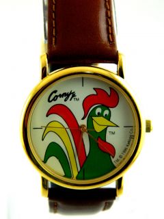 KELLOGG ROOSTER WATCH COLLECTABLE FROM 1995/NEW BATTERY AND BAND