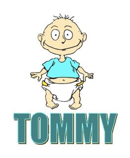 rugrats tommy 5x7 t shirt iron on transfer rug rats