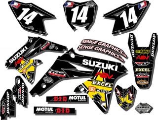 rm 85 graphics kit rm85 all years decals 09 08