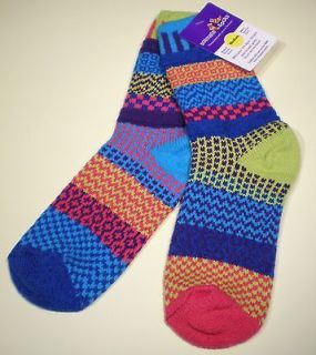 Solmate Socks Mismatched Socks made in USA Recycled Cotton for Women 