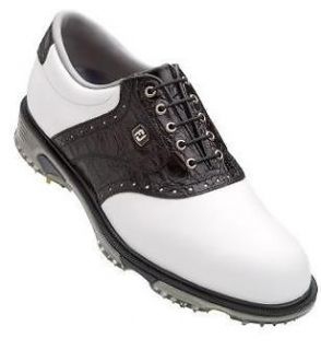   Footjoy Dryjoy Tour Mens Golf Shoes White/Black Closeout $180 #53767