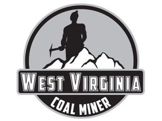 west virginia coal miner decal sticker 5 