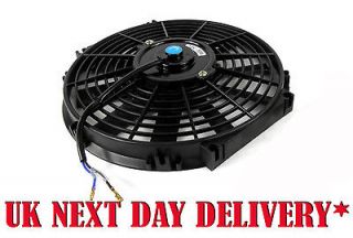 Universal 9 229 mm Radiator Electric Cooling Fan Slimline Front or 