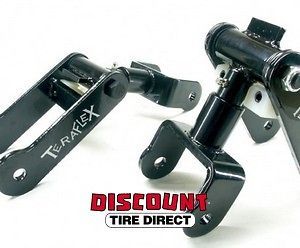 new teraflex yj front or cj rear revolver shackles 1033000