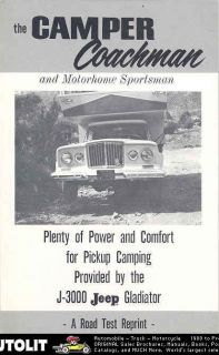 1965 jeep camper motorhome sportsman brochure  11