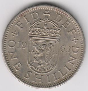 1963   One Shilling   Great Britain   We Combine shipping (5 for $1.50 