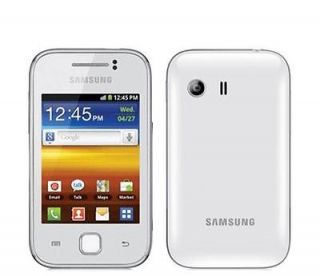 New Samsung Galaxy Y GT S5360   White (Unlocked) Smartphone + 4Gb 