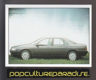 1989 peugeot 605 3 0 24v sv car picture sticker