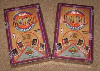Lot of 2 Factory Sealed Boxes 1991 92 Upper Deck Low Series Basketball 