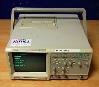 hitachi vc 7502 real time storage oscilloscope price does not