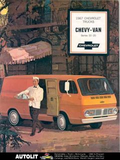 1967 chevrolet series 10 20 chevy van brochure time left