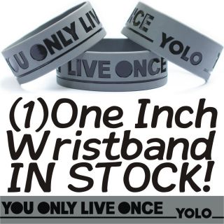 YOLO PINK You Only Live Once Wristband Bracelet Brand New Motto Theme 