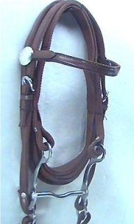 King series premium brown nylon bridle set horse tack equine